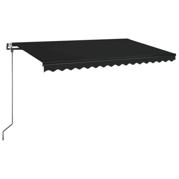 Maison Exclusive - Automatisk utdragbar markis 400x350 cm Antracit
