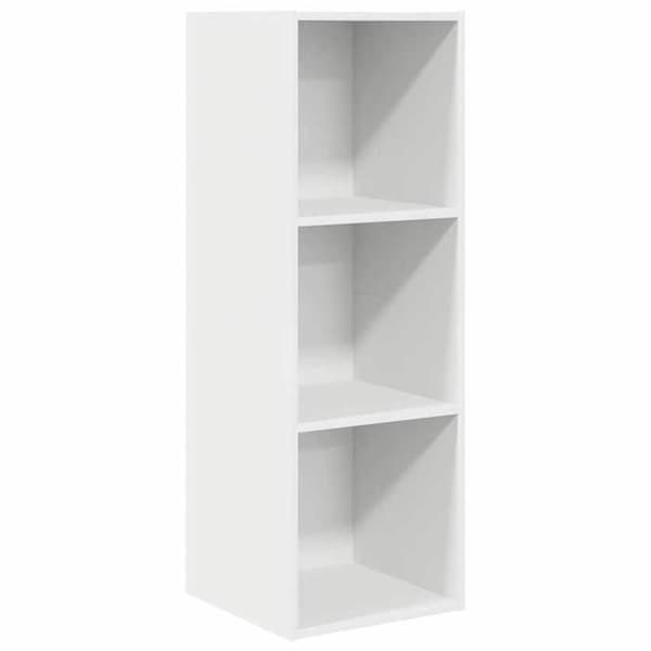 Maison Exclusive - Väggmonterad TV-möbel Vit 37x37x107 cm Ingenjörsträ Vit