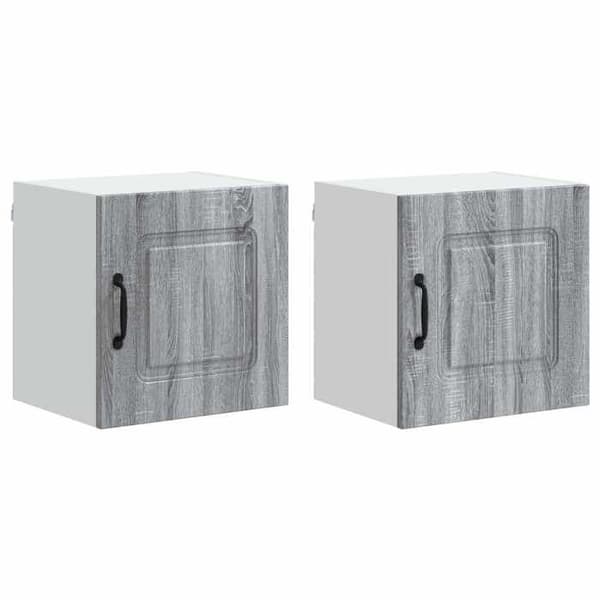 Maison Exclusive - Kalmar 2 stk. opvaskemaskine panel Grå Sonoma Gris Sonoma