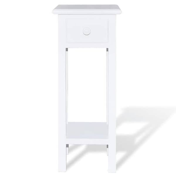 Maison Exclusive - Sidebord med skuffe Hvid Vit