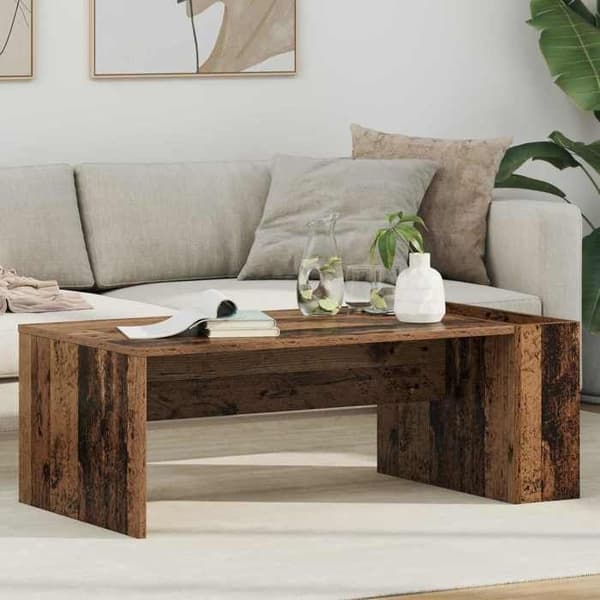 Bord - EKSKLUSIV HUS - Ingeniørtræ - 95x50x34 cm - Rektangulær - Moderne