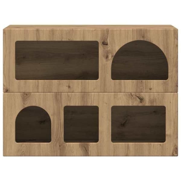Buffet - EKSKLUSIVT HUS - ELST - Eg (ingeniørtræ) - 80,5 x 35 x 59 cm - Moderne