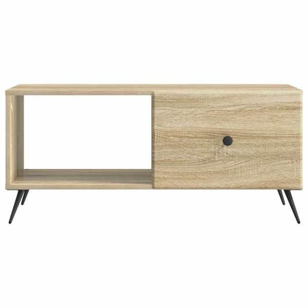 Maison Exclusive - Soffbord Ek Sonoma 90 x 50 x 40 cm Ingenjörsträ