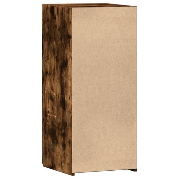 Maison Exclusive - Buffé ek rökig 40x42,5x93 cm ingenjörsträ