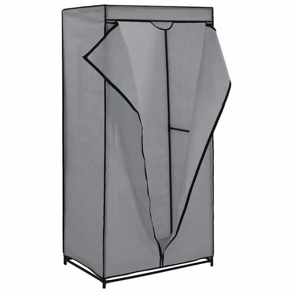 Maison Exclusive - Grå Garderobe 75x50x160 cm Grå