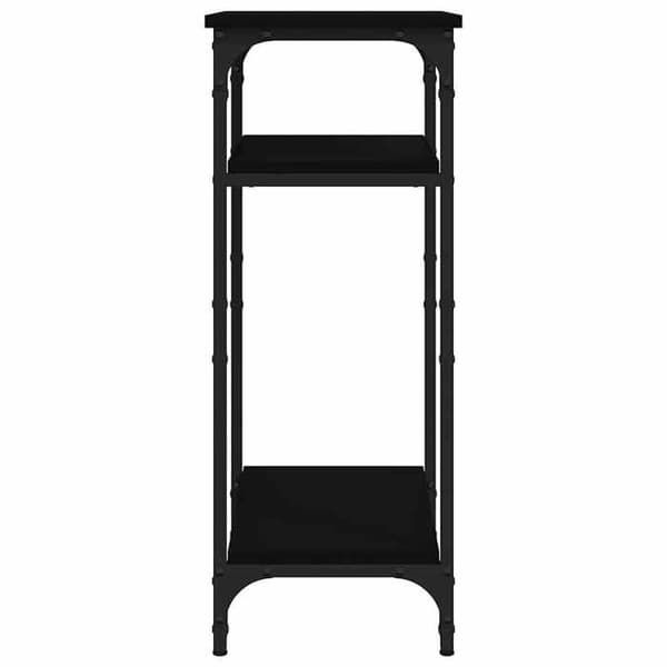 Maison Exclusive - Sort sidebord 40x30x75 cm Ingeniørtræ Svart