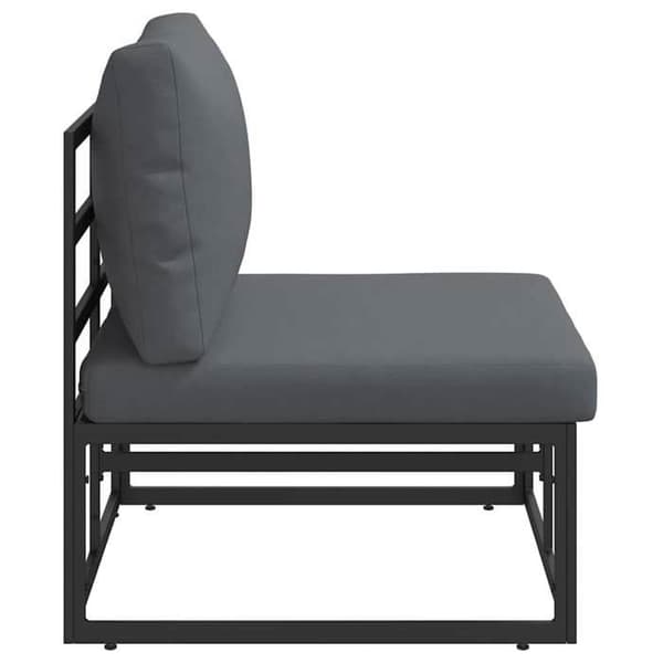 Maison Exclusive - Møbler til haven i sort og antracit 70 x 71,5 x 71 cm Svart