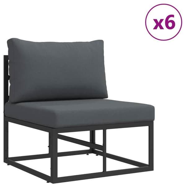 Maison Exclusive - 11 pc havegruppesæt i sort aluminium