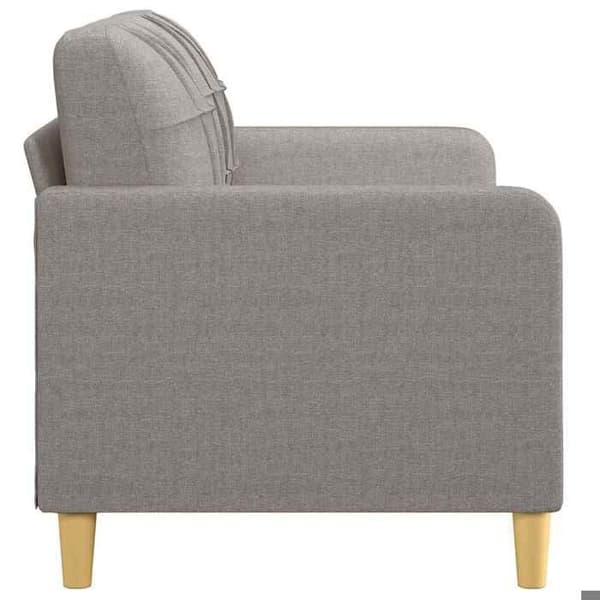 Maison Exclusive - Soffa 2-sits Taupe 140 cm Tyg Mol