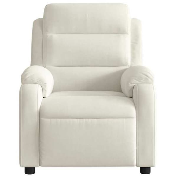 Maison Exclusive - Recliner i krämfärgad sammet