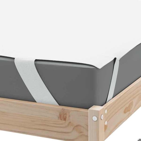 Maison Exclusive - Valkoinen 90x220 cm vedenpitävä patjan suojus Vit