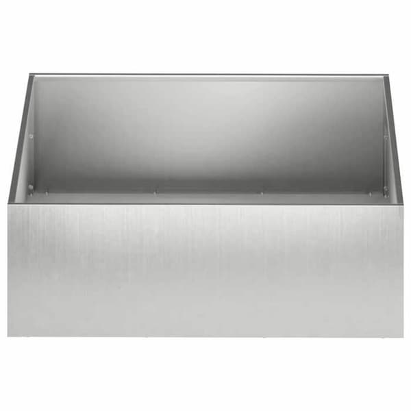 Maison Exclusive - Sølvfarvet plantekrukke til haven 60 x 60 x 20 cm Rustfrit stål Silver