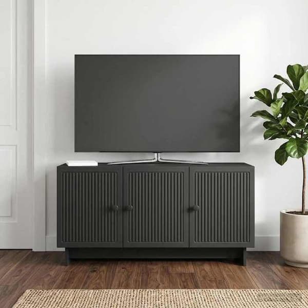 Maison Exclusive - TV-møbel 99 x 34,5 x 50 cm Sort Ingeniørtræ