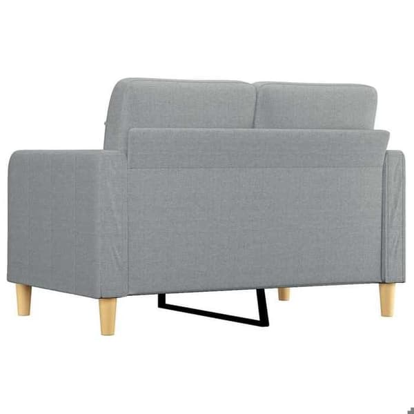 Maison Exclusive - Vaaleanharmaa 2-paikkainen sohva 120 cm Kangas