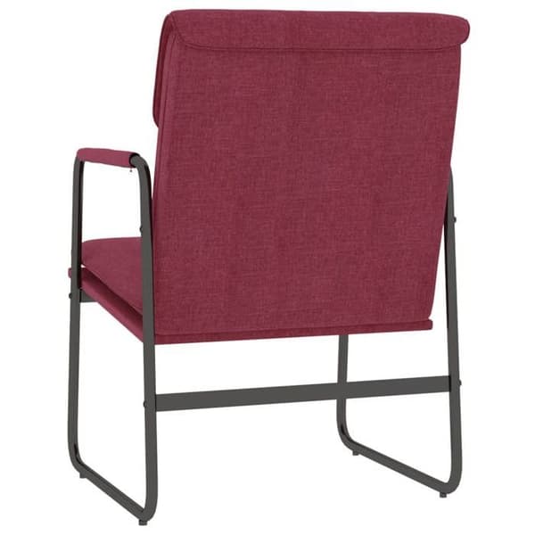 Maison Exclusive - Lang stol Rød bordeaux 55x64x80 cm Stof
