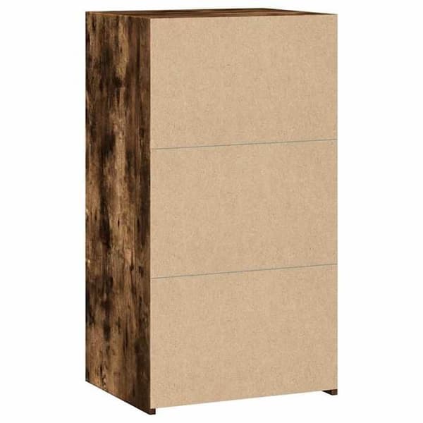 Maison Exclusive - Buffé ek rökig 50x41x93 cm ingenjörsträ