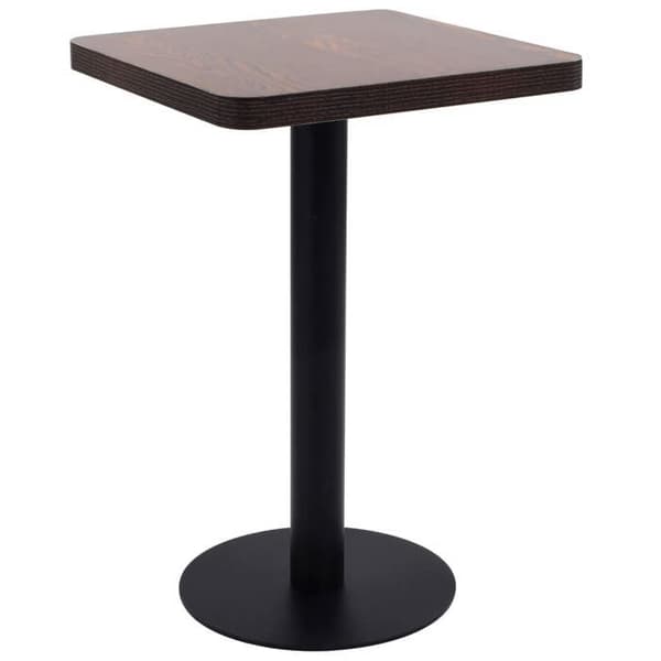 Maison Exclusive - Bistrobord Mørkebrun 50x50 cm MDF