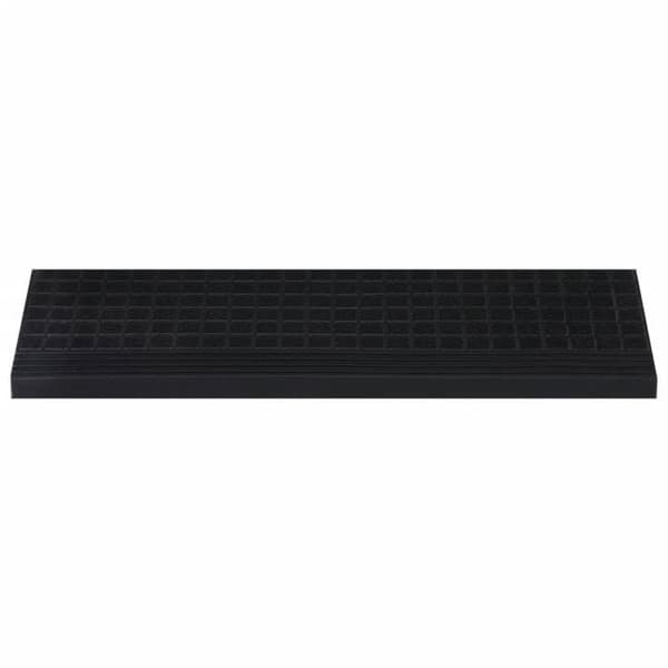 Maison Exclusive - Trappsteg 10 st 25x75 cm gummi Svart
