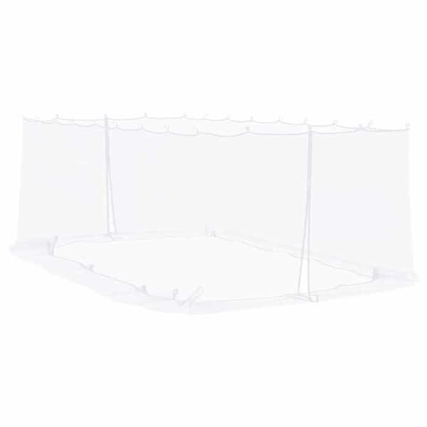 Maison Exclusive - Myggnät för gazebo 220 mesh Vit 6 x 3 x 2 m Polyester Vit