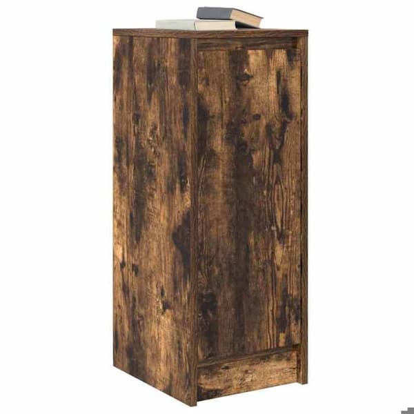Maison Exclusive - Buffé i rökt ek 29,5x34x76 cm ingenjörsträ