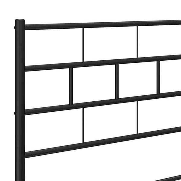 Maison Exclusive - Erstatnings hovedgærde i sort metal 75 cm