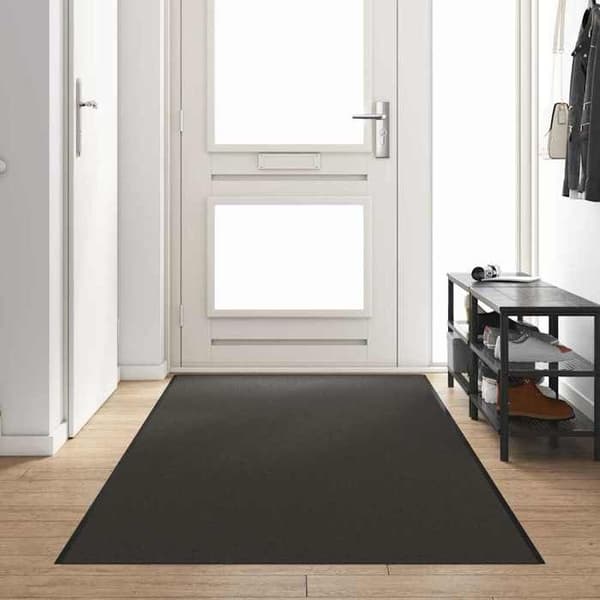 Maison Exclusive - Anthracite ja musta sisäänkäyntimatto 120 x 400 cm 100% polyamidia