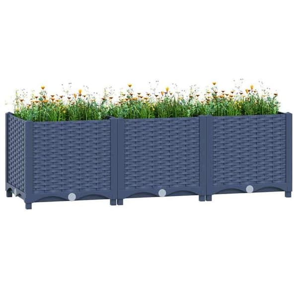 Maison Exclusive - Hævet seng 120x40x38 cm Polypropylen