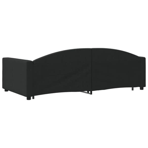 Maison Exclusive - Sovesofa med udtræk uden madras sort 100x200 cm