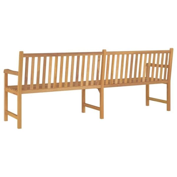 Maison Exclusive - Bænk til haven 228 cm solid teaktræ