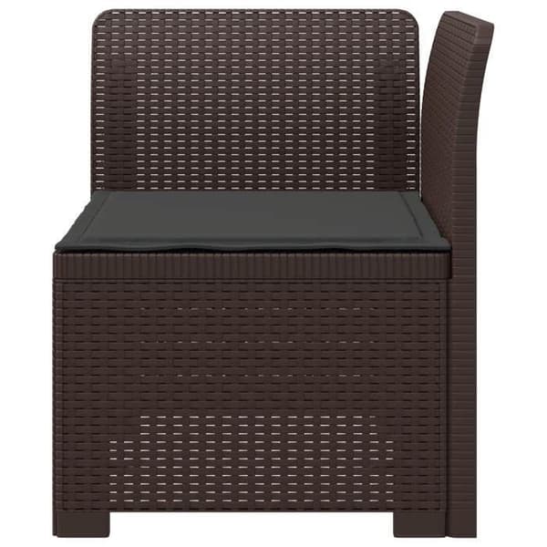 Havemøbel - EKSKLUSIV HUS - 1 plads - Polypropylen rattan look - Brun - UV-resistent brun