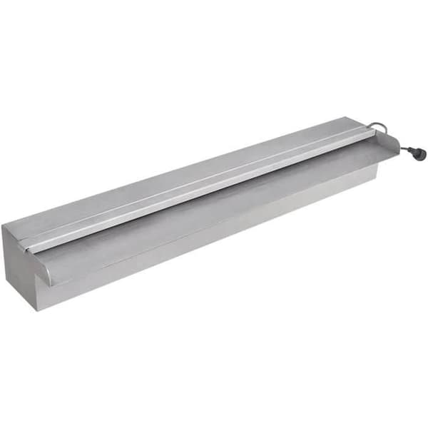 Maison Exclusive - Rektangulär LED-vattenstråle 60 cm i rostfritt stål för pool