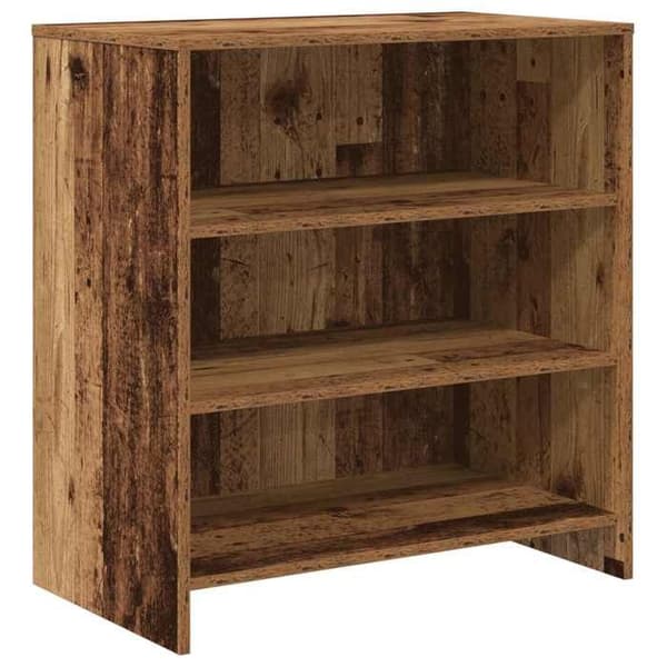 Maison Exclusive - Buffé 3 delar Antik trä 70 x 41 x 75 cm Ingenjörsträ