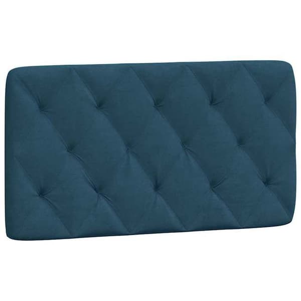 Maison Exclusive - Blå sänggavelkudde 100 cm i sammet