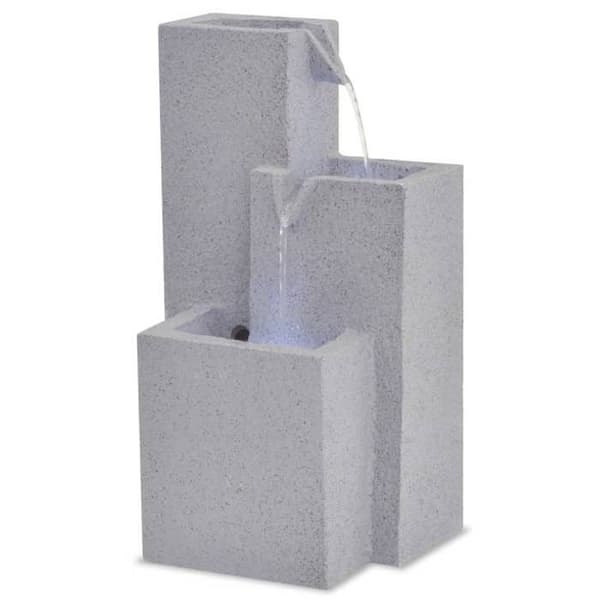 Maison Exclusive - Inomhusfontän med LED-belysning, polyresin