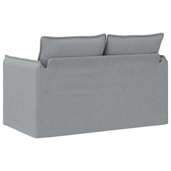 Maison Exclusive - Ljusgrå Soffa 136 x 82 x 85 cm tyg