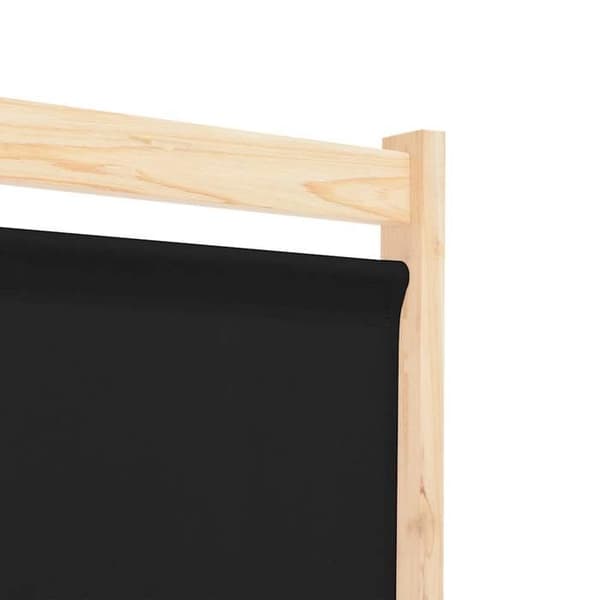 Adskillelse - Eksklusivt Hus - 3 paneler - Sort - 120x170x4 cm Svart