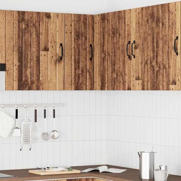 Maison Exclusive - Lucca vanhan puun kulma-seinäkaappi keittiöön