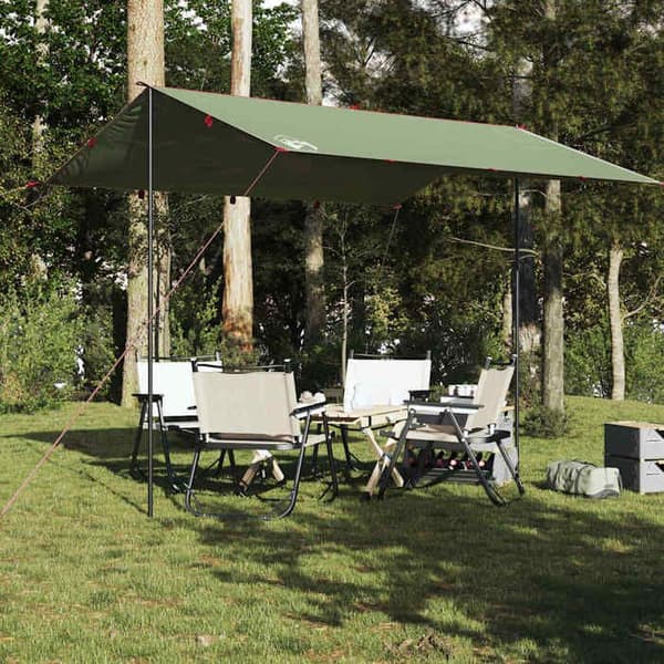 Maison Exclusive - Grön campingduk 360x294 cm vattentät