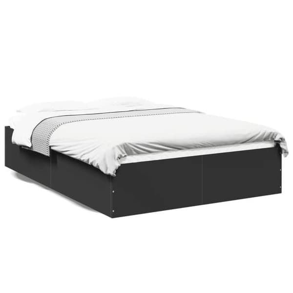 Maison Exclusive - Sengestel uden madras sort 120x190 cm Svart