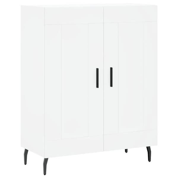 Maison Exclusive - Buffé hög Vit 69,5x34x180 cm Ingenjörsträ Vit