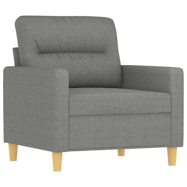 Maison Exclusive - Tummanharmaa nojatuoli 60 cm Kangas