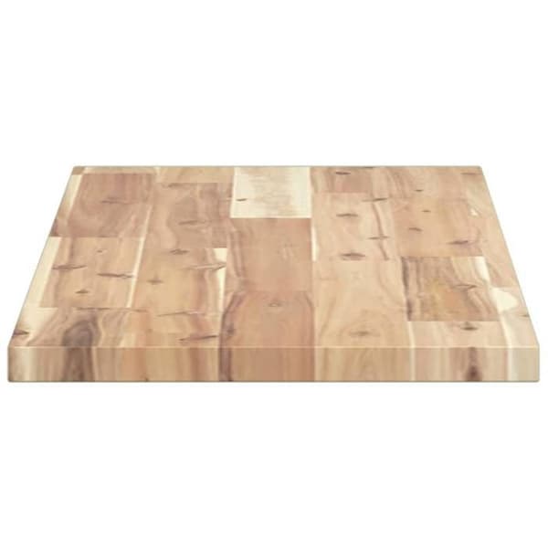Maison Exclusive - Flydende hylder 4 stk 100x30x2 cm ubehandlet akacietræ