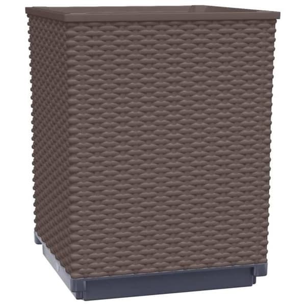 Maison Exclusive - 4 stk. brune plantekasser 30x30x37 cm polypropylen brun