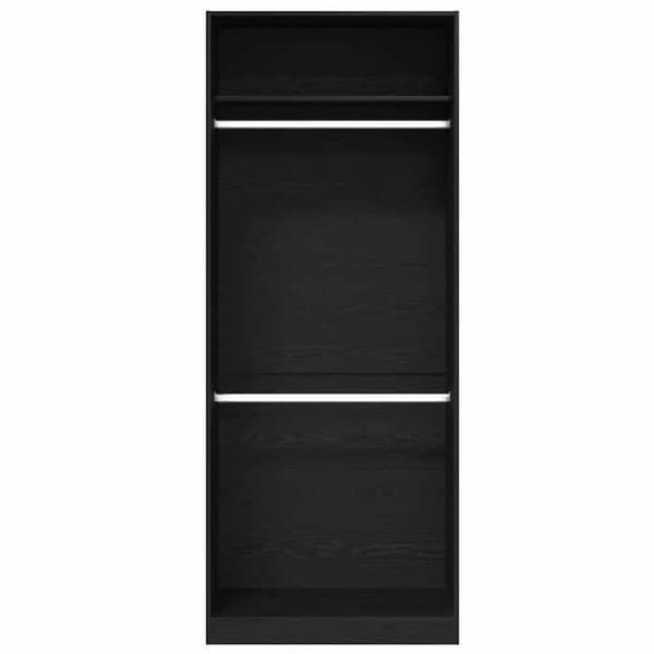 Maison Exclusive - Skab Sort eg 80 x 50 x 200 cm svart ek