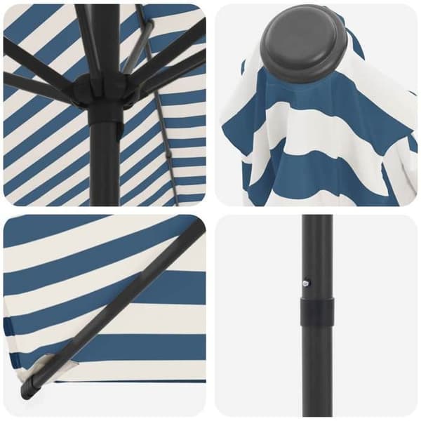 Maison Exclusive - Trädgårdsparasol 270 x 270 cm Polyester Rektangulär