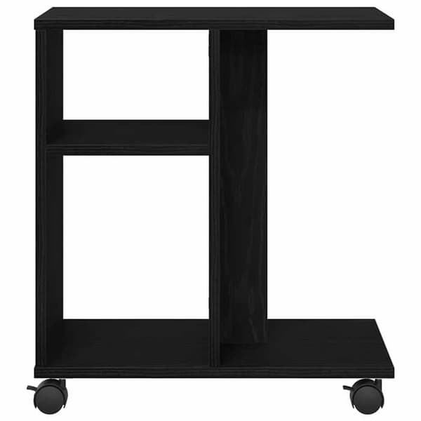 Maison Exclusive - Sidebord Sort eg 50 x 30 x 55 cm Ingeniørtræ svart ek