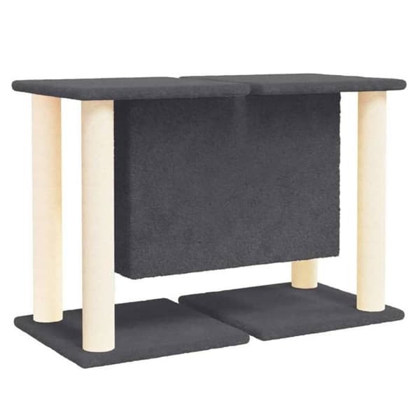 Maison Exclusive - Kattekradsetræ med sisal kløer Mørkegrå 50 cm