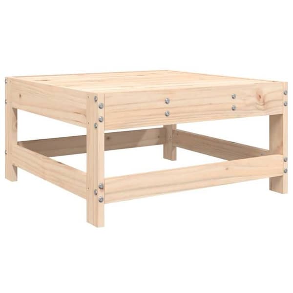 Trädgårdsmöbler - Design med ribbor - Massivt furu - Modulär - 7 delar