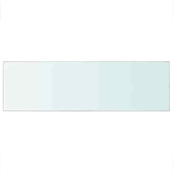 Maison Exclusive - Hyllpaneler 2 st Glas Transparent 80 x 25 cm Transparent