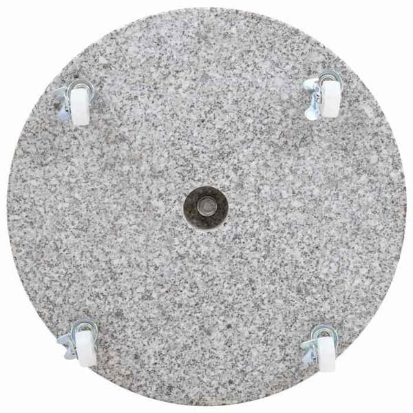 Maison Exclusive - Granitparasolfot 30 kg Rund Grå